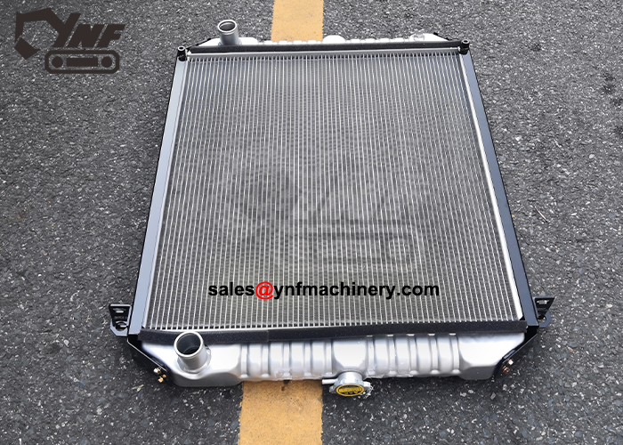 SK235SRLC excavator engine radiator replacement