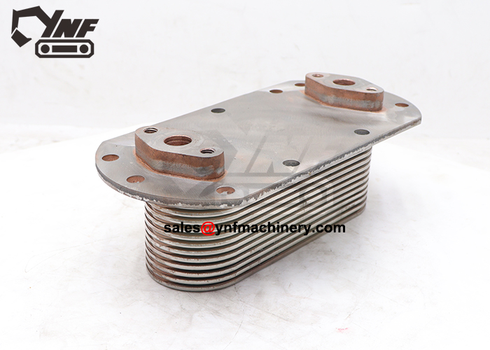 YNF18257 10P engine oil cooler for 6D125