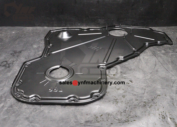 PC300-8 6D114 engine gear case cover replacement