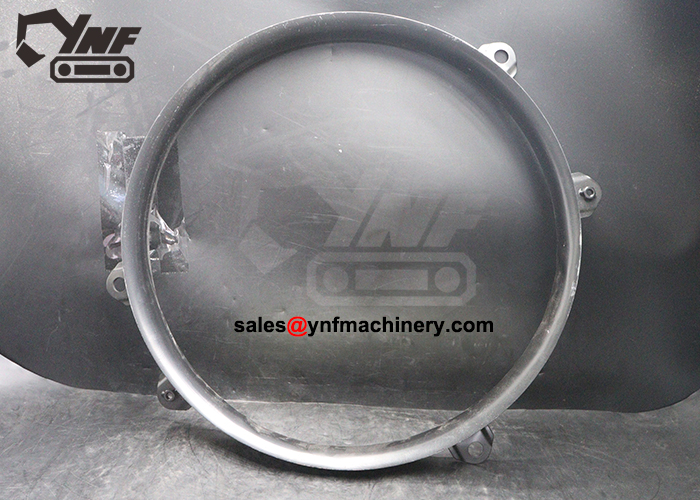 ZX110 excavator cooling fan shroud replacement