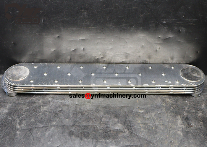 YNF18173 excavator engine oil heat exchanger core