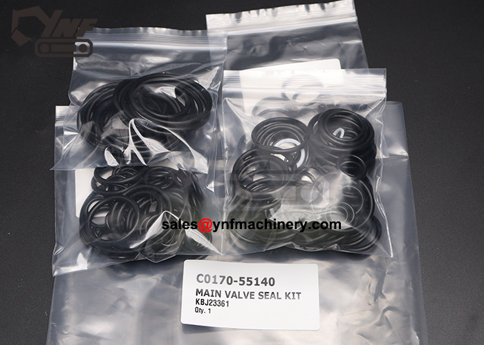 C0170-55140 excavator main valve repair seal kit
