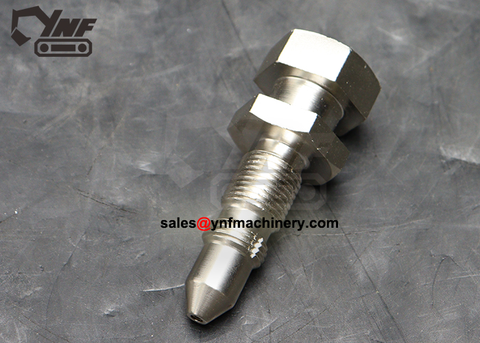 Volvo 210 crawler adjustment grease nipple replacement