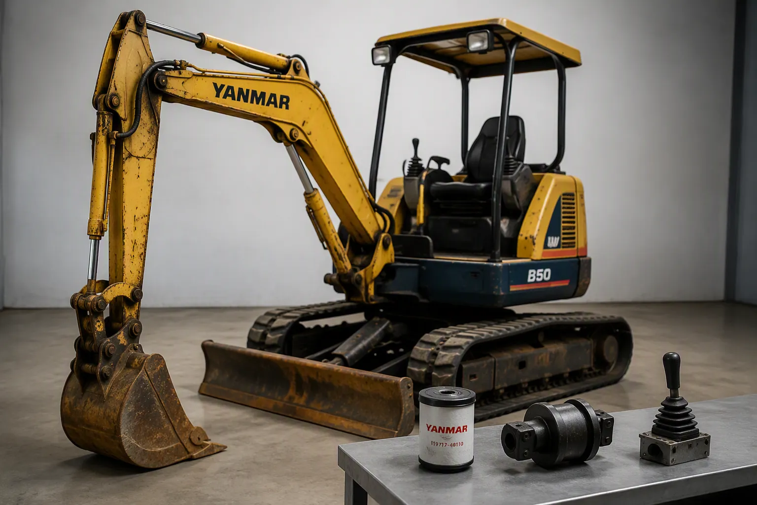 Complete Guide to Used Yanmar B50 Excavator Parts