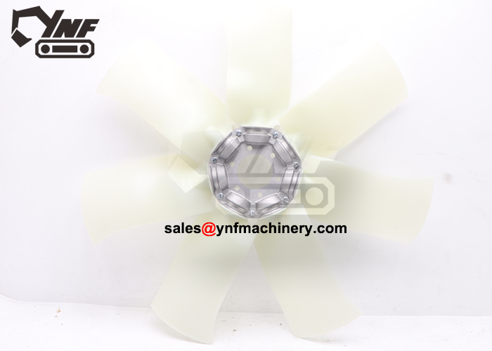 Custom engine cooling fan for construction machinery