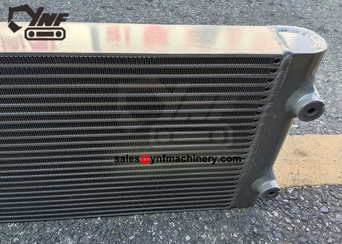 SH130-6 lubrication system oil cooler assembly