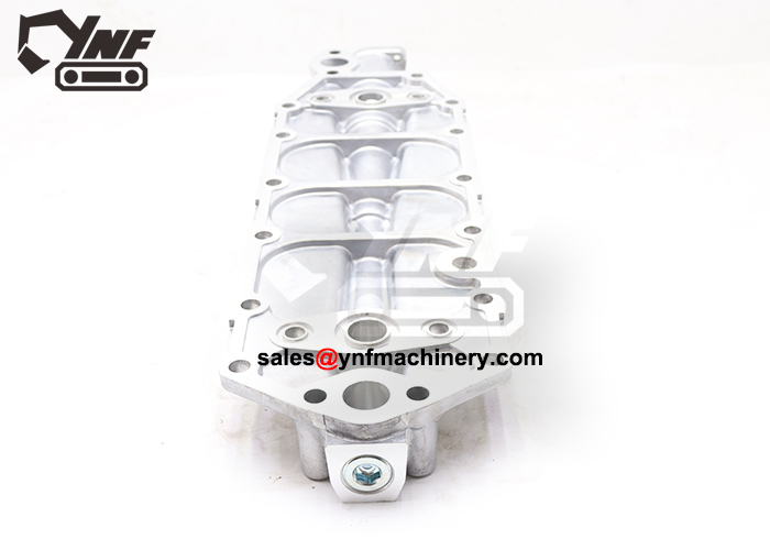 6D125 lubrication system oil cooler cover YNF18174