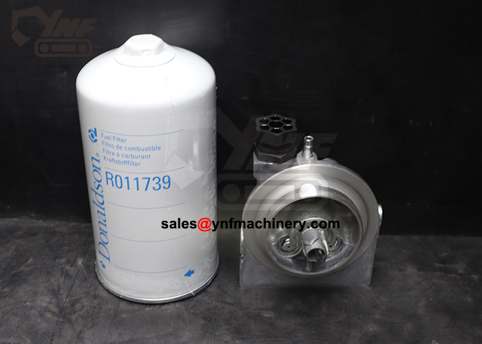Diesel fuel filter and mounting base assembly YNF18518