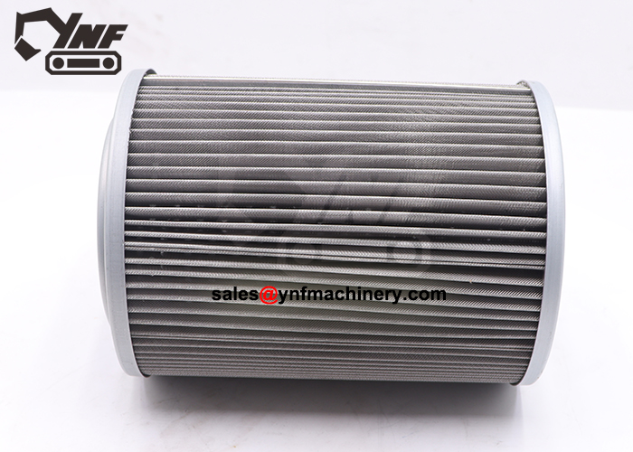 SY195 hydraulic pump inlet filter replacement