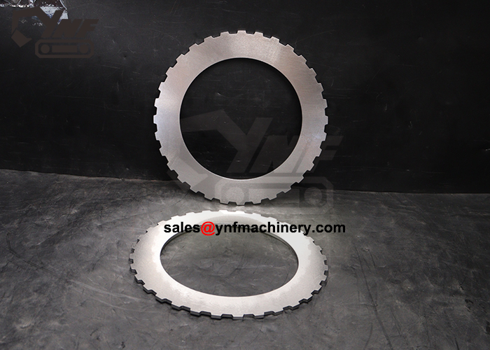 Steel separator plate for transmission clutch pack