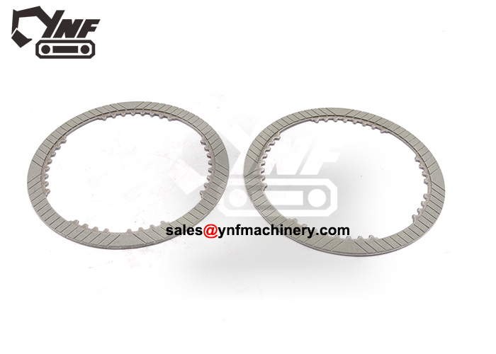 Excavator hydraulic travel motor brake friction plate