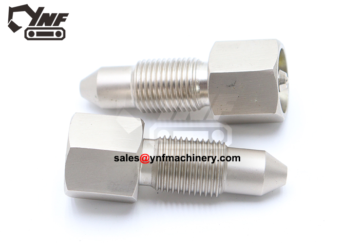Excavator track tensioner grease fitting YNF17609