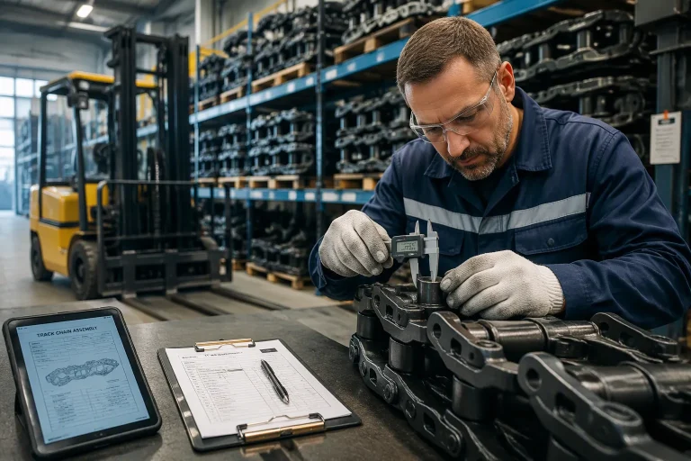 How to Evaluate Wholesale Excavator Track Parts Quality