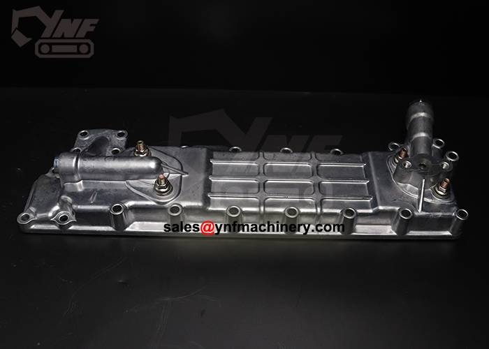 4BG1 lubrication system oil cooler cover