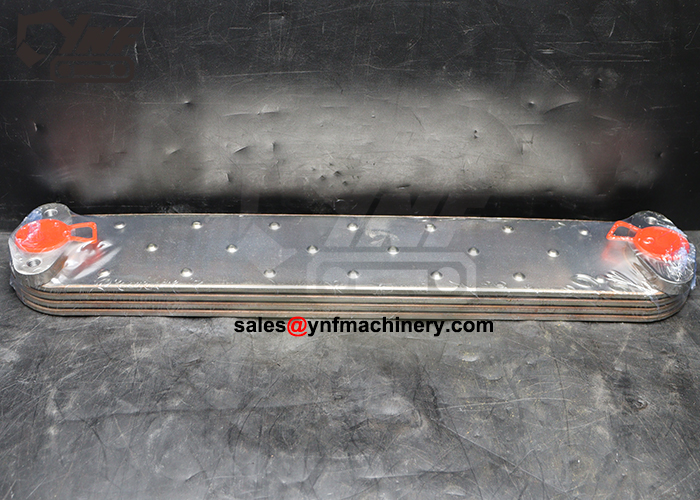 Engine oil cooling core 600-651-1412 for excavator repair