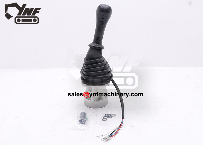 Excavator hydraulic control handle replacement