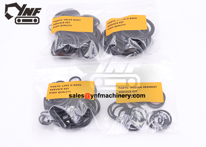 Excavator main control valve overhaul kit YNF19104