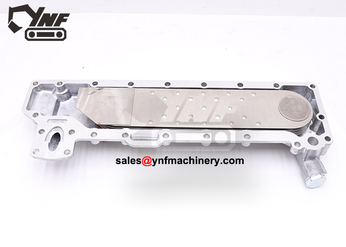 ZX120 engine oil cooler housing side cover