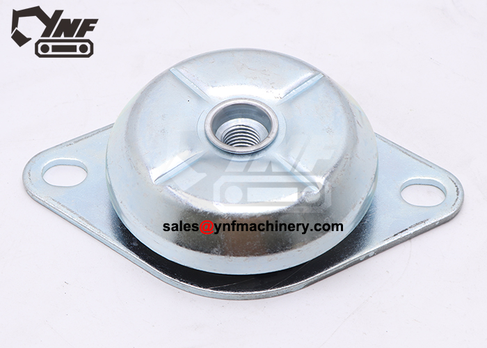 Excavator rubber mount replacement component