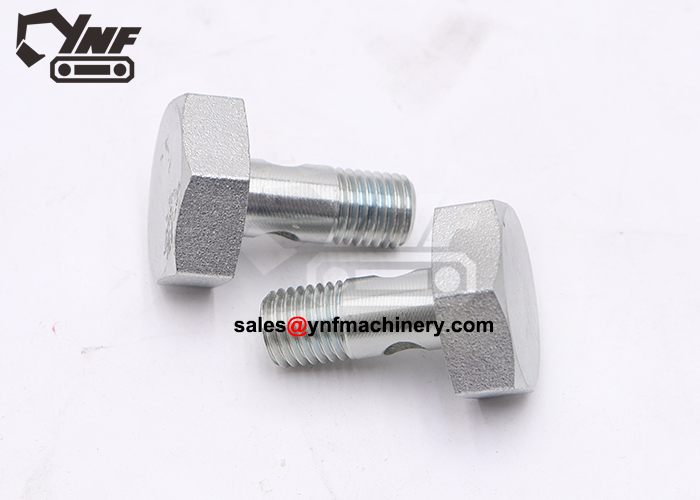 Heavy equipment undercarriage bolt
