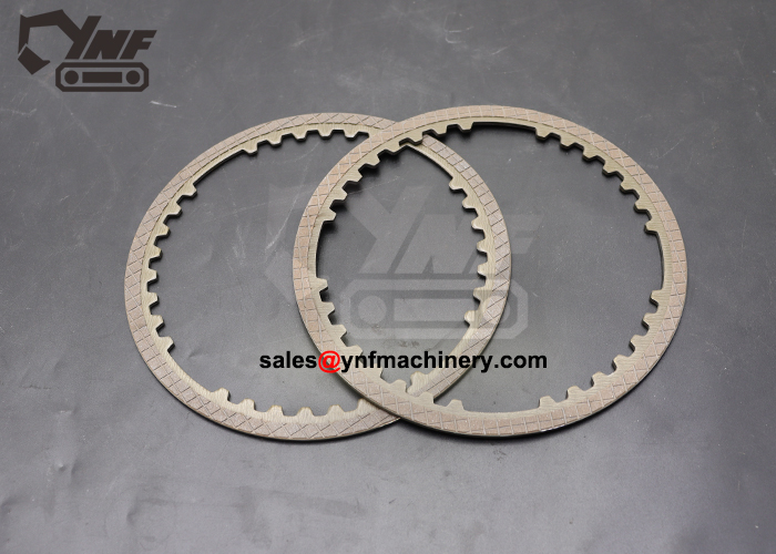 Excavator transmission friction plate