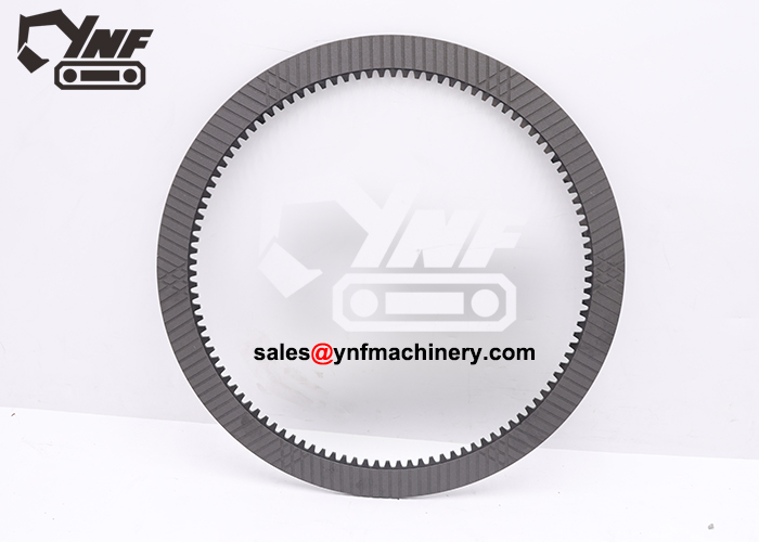 Heavy equipment transmission clutch friction plate