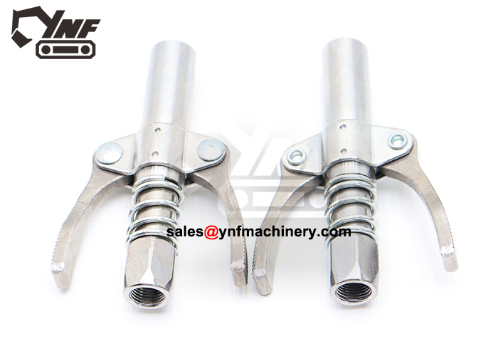 Dual-handle lubrication coupler for grease fittings