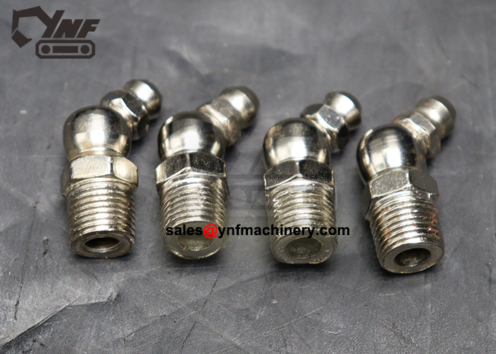 10-1 angled grease fitting for excavator service
