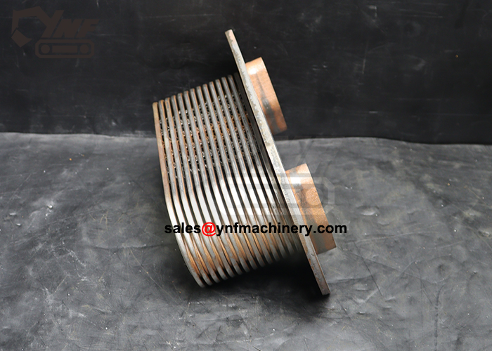 Heavy equipment engine oil cooler for 6D125 repair