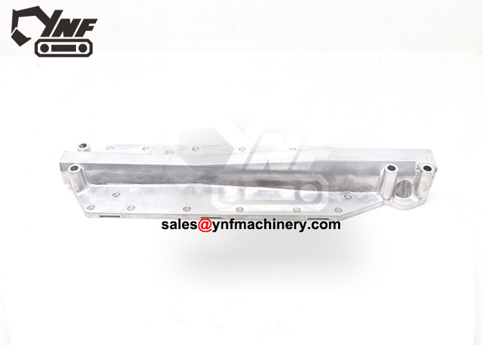 6D125 engine lubrication cooler cover replacement
