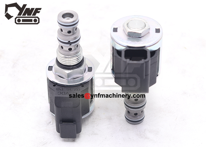E307 DC solenoid coil and valve spool
