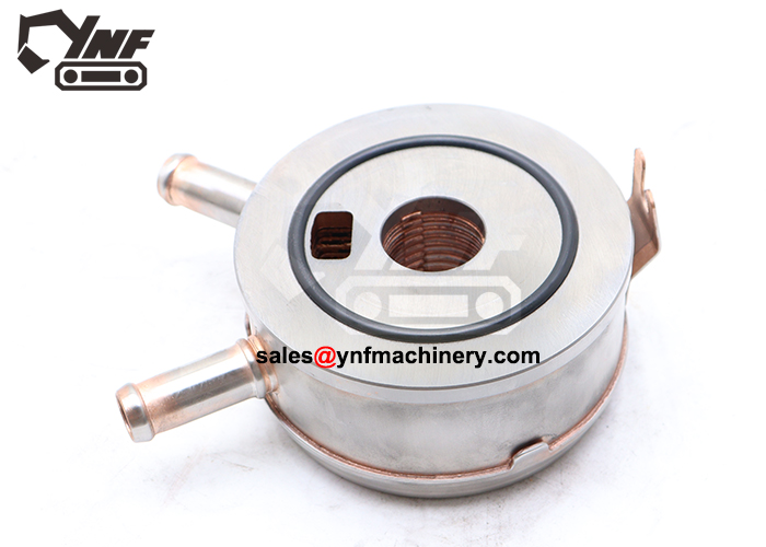 Excavator engine lubrication cooler for PC130-7 repair