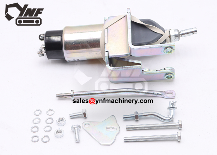Diesel engine stop solenoid valve