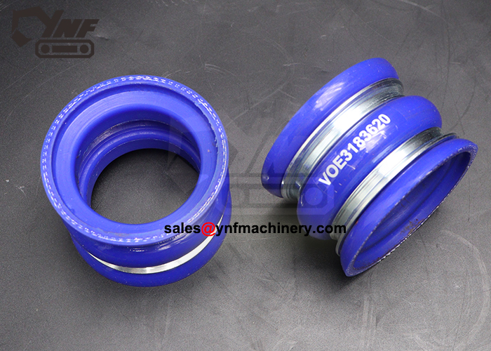YNF16837 straight charge air duct hose for engine intake service