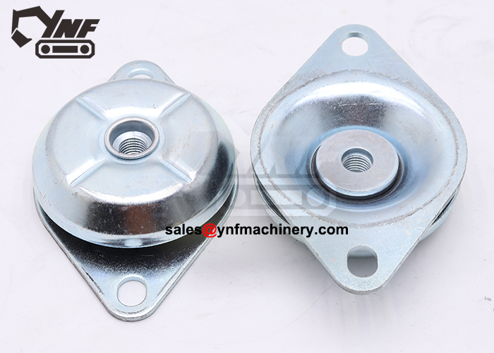 Rubber vibration damping mounting block