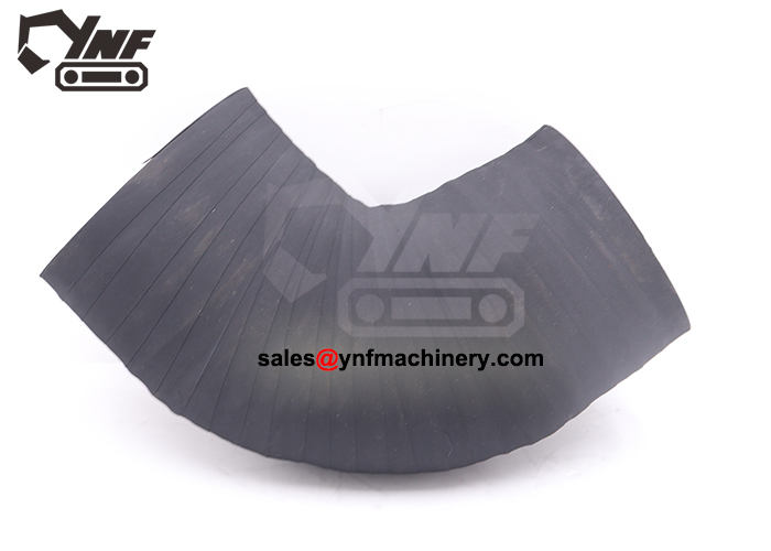 Heavy equipment intake system air hose replacement