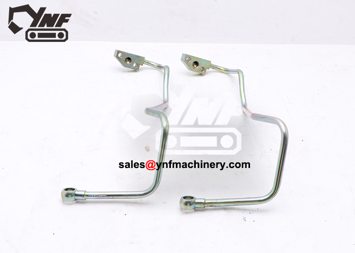 YNF19100 rigid engine lubrication tube for turbocharger service