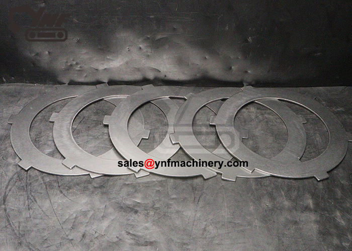 Heavy equipment brake steel plate replacement