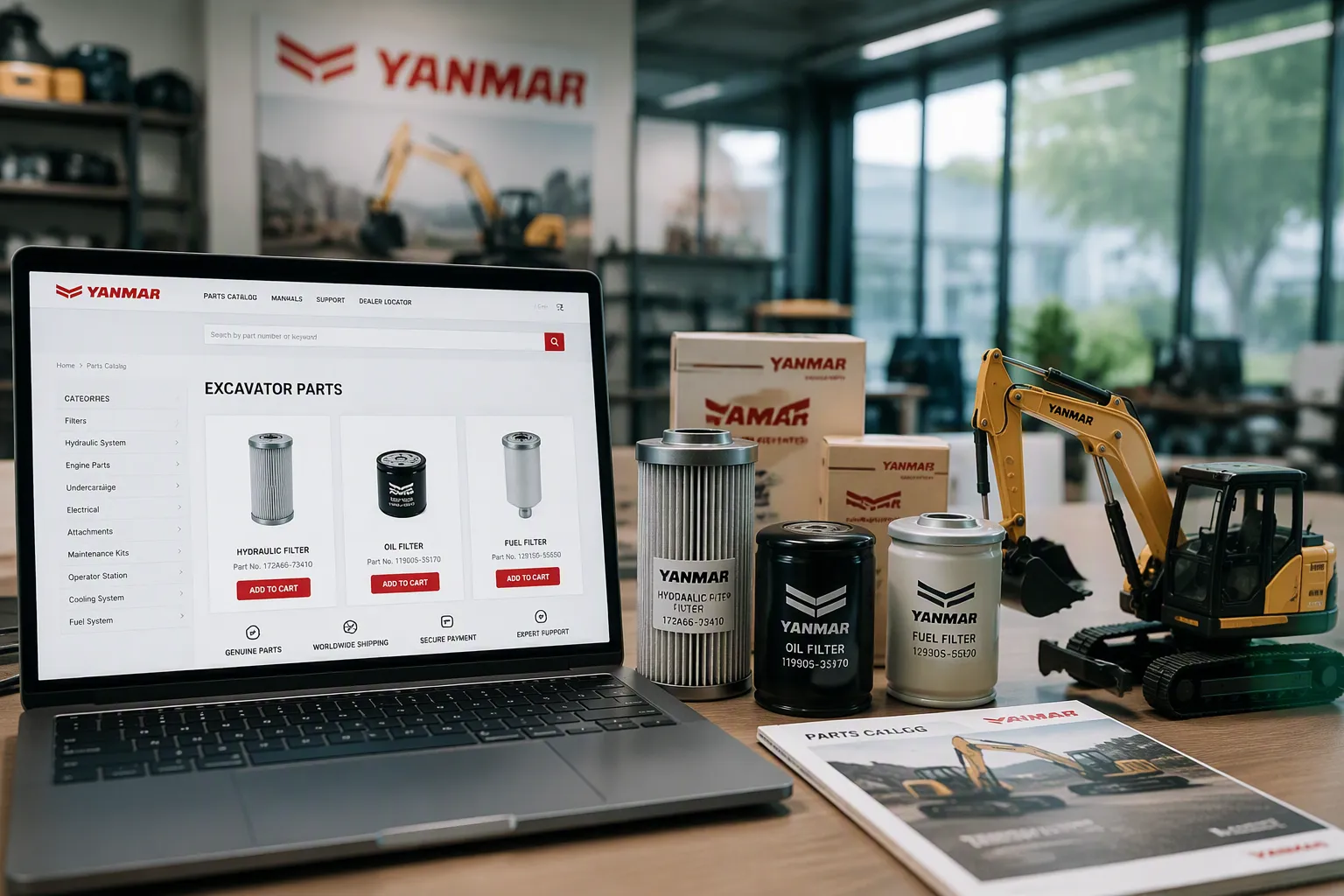 Where to Buy Genuine Yanmar Excavator Parts Online: A Complete Guide