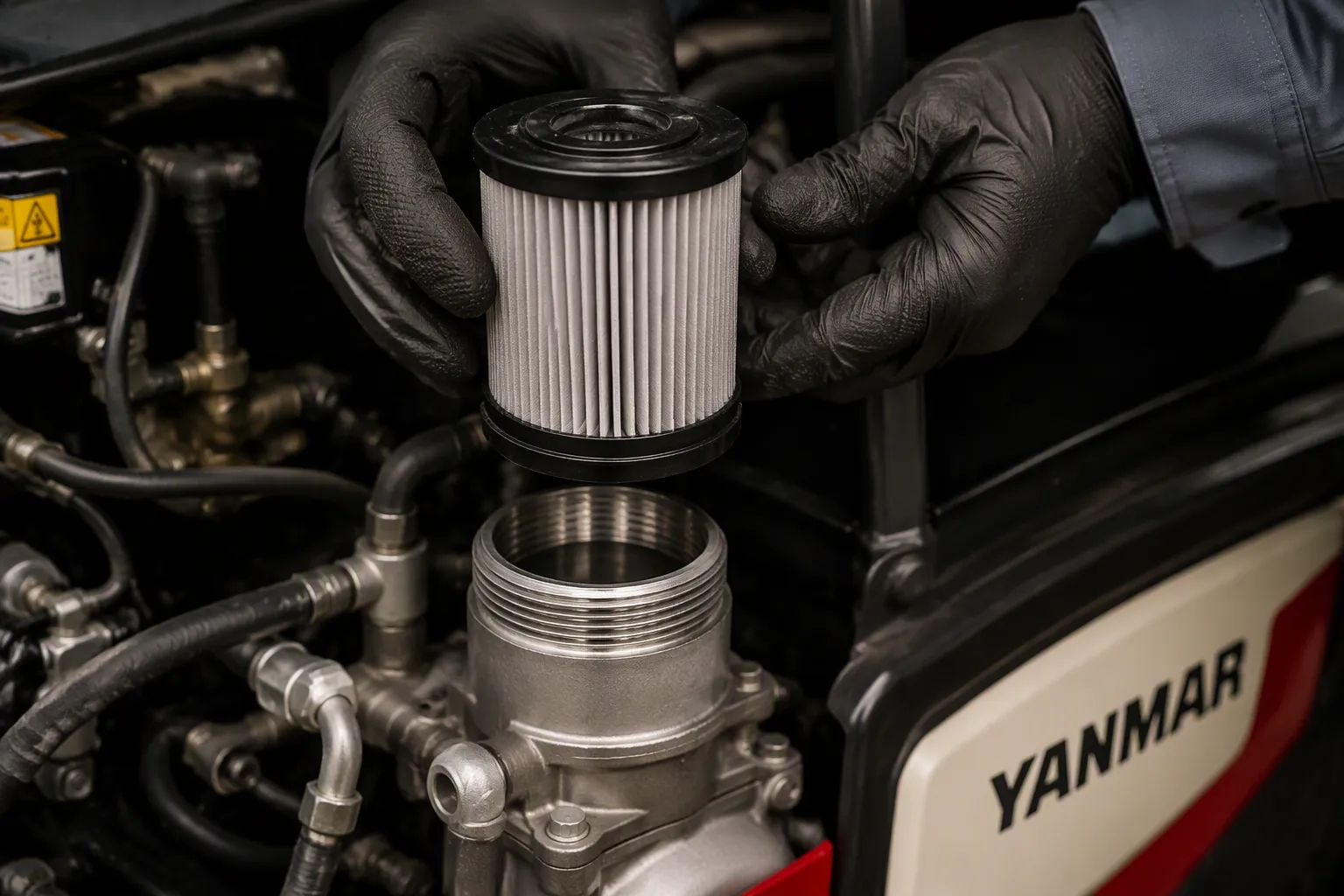 Installing the New Breather Filter