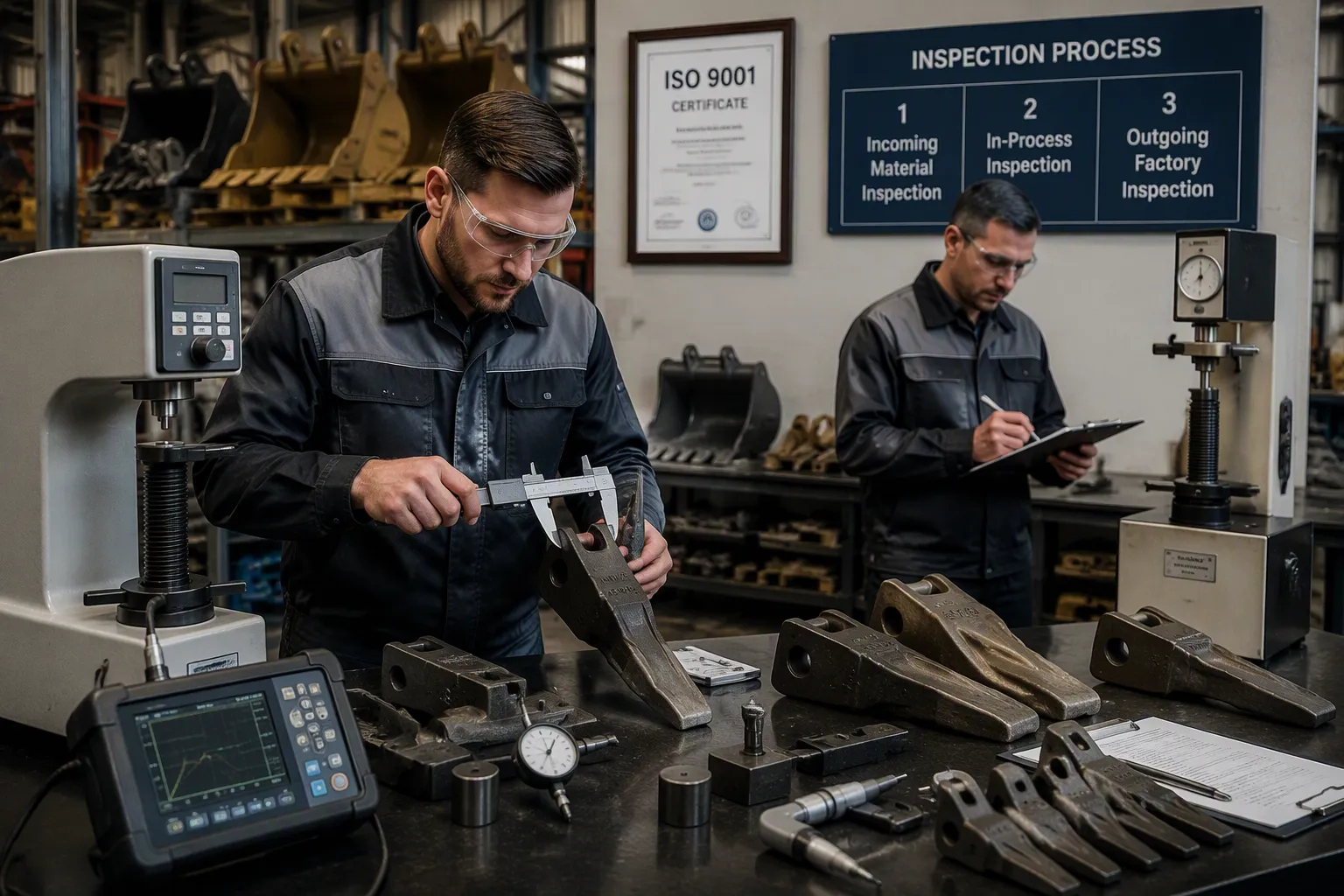 How to Check a Wholesale Excavator Parts Factory