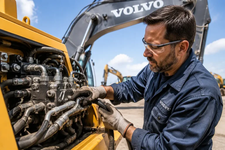 Volvo EC460B Excavator Hydraulic Parts Identification Guide