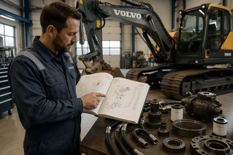 What Should a Volvo Excavator Parts Manual Include?