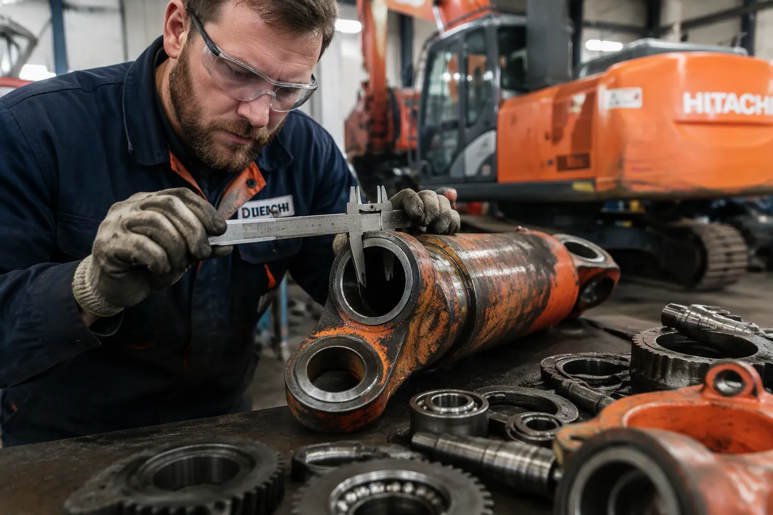 How to Inspect Used Hitachi Excavator Parts Before Buying