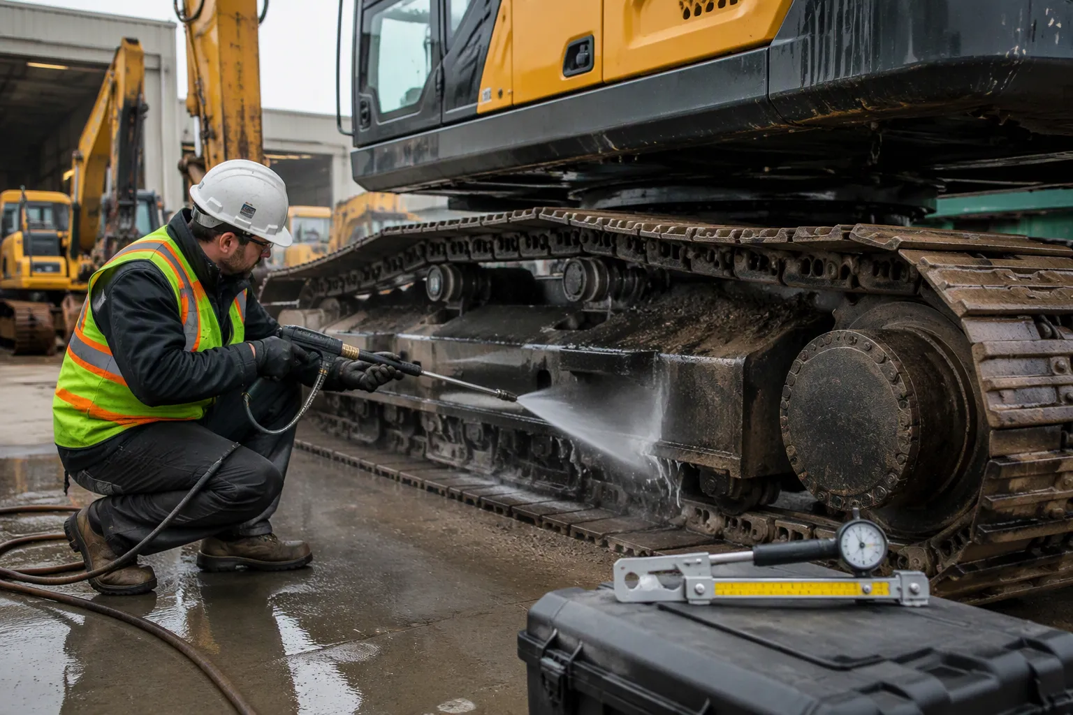 Cleaning and Track Tension Maintenance