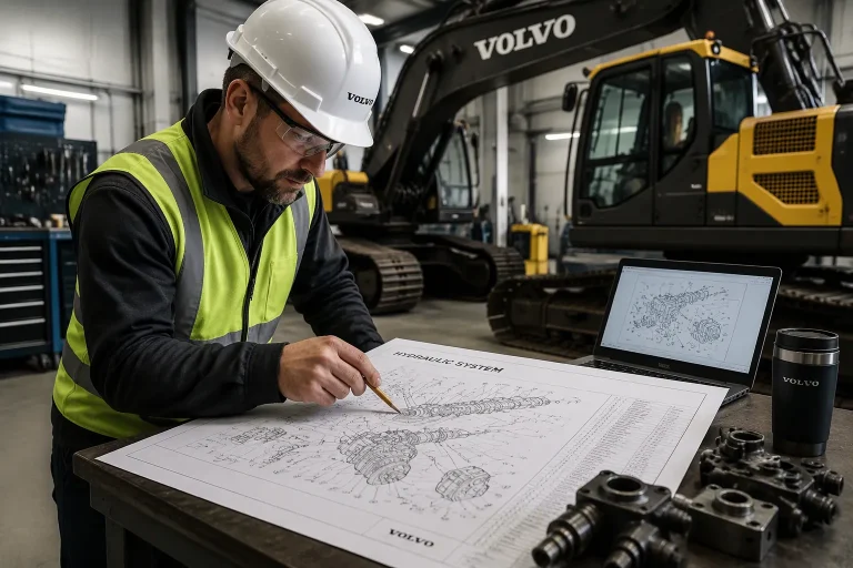 Reading Volvo Excavator Parts Diagrams Made Simple