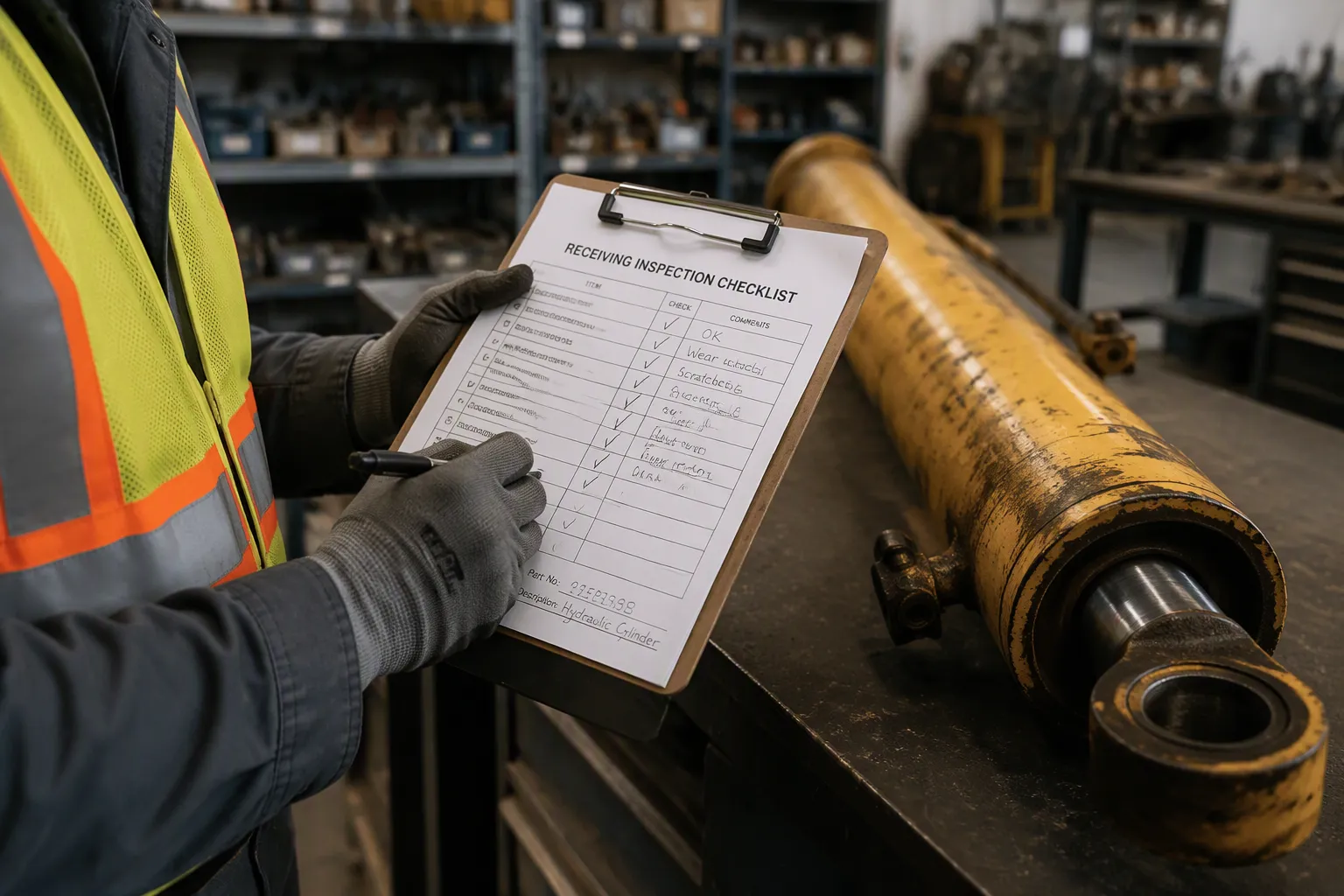 How to Plan Receiving Checks for a Used Excavator Part