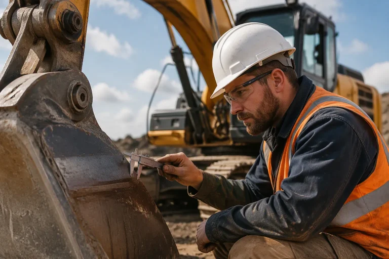 How to Check Used Caterpillar Excavator Parts for Wear