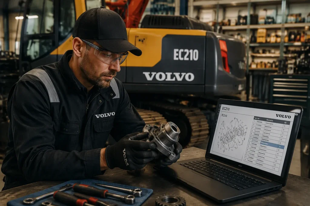 Volvo EC210 Excavator Parts: 5 Steps to Find the Right Number