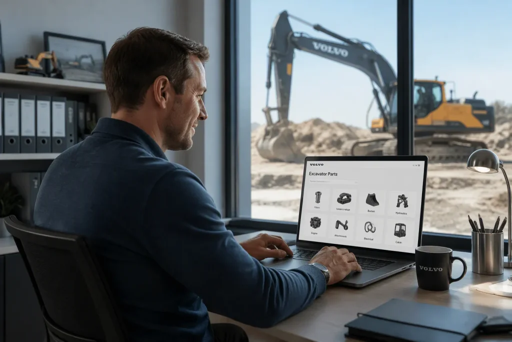 Step-by-Step Guide to Ordering Volvo Excavator Parts in India